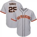 Wholesale Cheap Giants #25 Barry Bonds Grey Road Cool Base Stitched Youth MLB Jersey