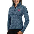 Wholesale Cheap Montreal Canadiens Antigua Women's Fortune 1/2-Zip Pullover Sweater Royal