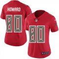 Wholesale Cheap Nike Buccaneers #80 O. J. Howard Red Women's Stitched NFL Limited Rush Jersey