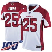 Wholesale Cheap Nike Cardinals #25 Chris Jones White Men's Stitched NFL 100th Season Vapor Limited Jersey