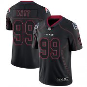 Wholesale Cheap Nike Texans #99 J.J. Watt Lights Out Black Men's Stitched NFL Limited Rush Jersey