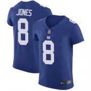 Wholesale Cheap Nike Giants #8 Daniel Jones Royal Blue Team Color Men's Stitched NFL Vapor Untouchable Elite Jersey