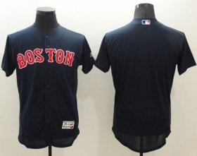 Wholesale Cheap Red Sox Blank Navy Blue Flexbase Authentic Collection Stitched MLB Jersey