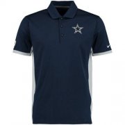 Wholesale Cheap Men's Nike NFL Dallas Cowboys Navy Team Issue Performance Polo