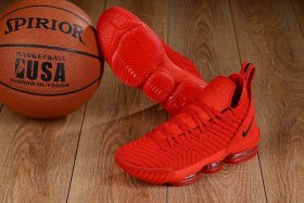 Wholesale Cheap Nike Lebron James 16 Air Cushion Shoes China Red