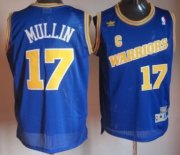 Wholesale Cheap Golden State Warriors #17 Chris Mullin 1988-89 Blue Swingman Throwback Jersey
