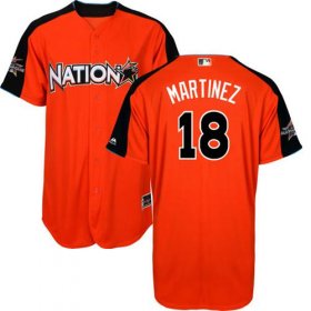 Wholesale Cheap Cardinals #18 Carlos Martinez Orange 2017 All-Star National League Stitched MLB Jersey