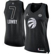 Wholesale Cheap Nike Toronto Raptors #7 Kyle Lowry Black Women's NBA Jordan Swingman 2018 All-Star Game Jersey