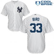 Wholesale Cheap Yankees #33 Greg Bird White Cool Base Stitched Youth MLB Jersey