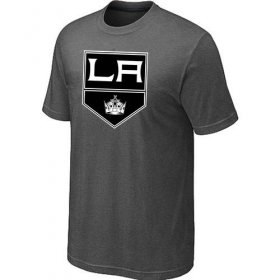 Wholesale Cheap Los Angeles Kings Big & Tall Logo Crow Grey NHL T-Shirt