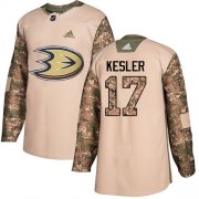 Wholesale Cheap Adidas Ducks #17 Ryan Kesler Camo Authentic 2017 Veterans Day Stitched NHL Jersey