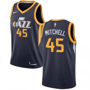 Wholesale Cheap Nike Jazz #45 Donovan Mitchell Navy NBA Swingman Icon Edition Jersey