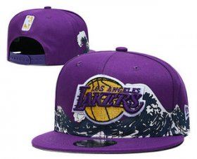 Wholesale Cheap Men\'s Los Angeles Lakers Snapback Ajustable Cap Hat YD