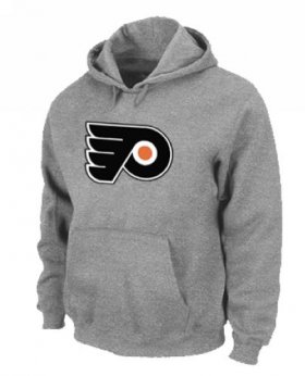 Wholesale Cheap NHL Philadelphia Flyers Big & Tall Logo Pullover Hoodie Grey