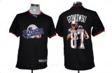 Wholesale Cheap Nike Patriots #87 Rob Gronkowski Black Men's NFL Game All Star Fashion Jersey
