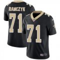 Wholesale Cheap Nike Saints #71 Ryan Ramczyk Black Team Color Men's Stitched NFL Vapor Untouchable Limited Jersey