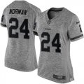 Wholesale Cheap Nike Redskins #24 Josh Norman Gray Women's Stitched NFL Limited Gridiron Gray Jersey