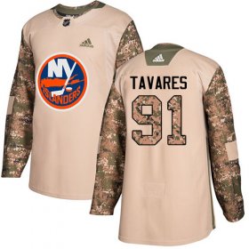 Wholesale Cheap Adidas Islanders #91 John Tavares Camo Authentic 2017 Veterans Day Stitched NHL Jersey