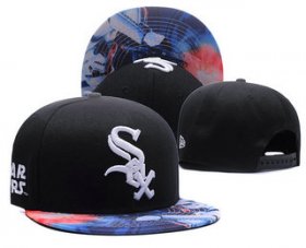 Wholesale Cheap Chicago White Sox Snapback Ajustable Cap Hat GS 7