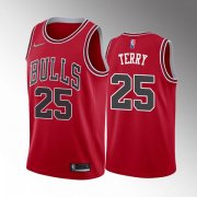 Wholesale Cheap Mens Chicago Bulls #25 Dalen Terry Red Stitched Basketball Jersey