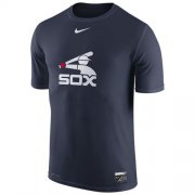 Wholesale Cheap Chicago White Sox Nike Authentic Collection Legend Logo 1.5 Performance T-Shirt Navy