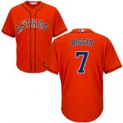 Wholesale Cheap Astros #7 Craig Biggio Orange Cool Base Stitched Youth MLB Jersey