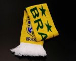 Wholesale Cheap Brazil Soccer Football Scarf Yellow