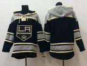 Wholesale Cheap Kings Blank Black Sawyer Hooded Sweatshirt Stitched NHL Jersey