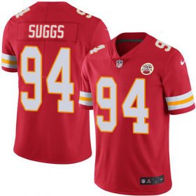 Wholesale Cheap Nike Chiefs #94 Terrell Suggs Red Team Color Youth Stitched NFL Vapor Untouchable Limited Jersey