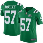 Wholesale Cheap Nike Jets #57 C.J. Mosley Green Men's Stitched NFL Limited Rush Jersey