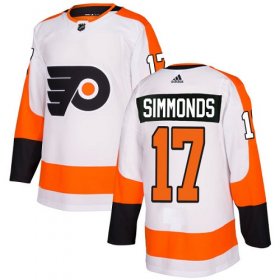 Wholesale Cheap Adidas Flyers #17 Wayne Simmonds White Road Authentic Stitched Youth NHL Jersey