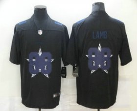Wholesale Cheap Men\'s Dallas Cowboys #88 CeeDee Lamb Black 2020 Shadow Logo Vapor Untouchable Stitched NFL Nike Limited Jersey