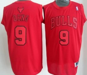 Wholesale Cheap Chicago Bulls #9 Luol Deng Revolution 30 Swingman Red Big Color Jersey