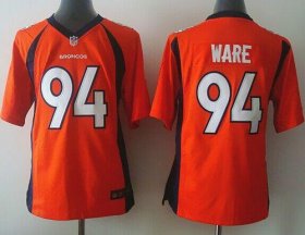 Wholesale Cheap Nike Broncos #94 DeMarcus Ware Orange Team Color Youth Stitched NFL New Elite Jersey