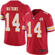 Wholesale Cheap Nike Chiefs #14 Sammy Watkins Red Team Color Youth Stitched NFL Vapor Untouchable Limited Jersey