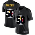 Wholesale Cheap Pittsburgh Steelers #50 Ryan Shazier Men's Nike Team Logo Dual Overlap Limited NFL Jersey Black