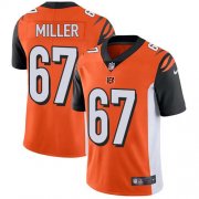 Wholesale Cheap Nike Bengals #67 John Miller Orange Alternate Men's Stitched NFL Vapor Untouchable Limited Jersey