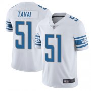 Wholesale Cheap Nike Lions #51 Jahlani Tavai White Men's Stitched NFL Vapor Untouchable Limited Jersey