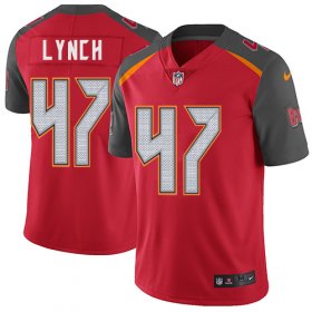 Wholesale Cheap Nike Buccaneers #47 John Lynch Red Team Color Men\'s Stitched NFL Vapor Untouchable Limited Jersey