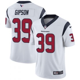 Wholesale Cheap Nike Texans #39 Tashaun Gipson White Men\'s Stitched NFL Vapor Untouchable Limited Jersey