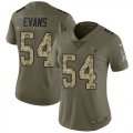 Wholesale Cheap Nike Titans #54 Rashaan Evans Olive/Camo Women's Stitched NFL Limited 2017 Salute to Service Jersey