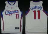 Wholesale Cheap Los Angeles Clippers #11 Jamal Crawford Revolution 30 Swingman White Jersey