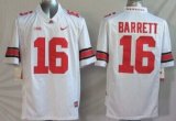 Wholesale Cheap Ohio State Buckeyes #16 J.T. Barrett 2014 White Limited Jersey