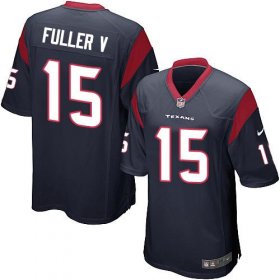 Wholesale Cheap Nike Texans #15 Will Fuller V Navy Blue Team Color Youth Stitched NFL Elite Jersey