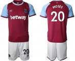 Wholesale Cheap Men 2020-2021 club West Ham United home 20 red Soccer Jerseys