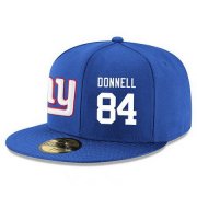 Wholesale Cheap New York Giants #84 Larry Donnell Snapback Cap NFL Player Royal Blue with White Number Stitched Hat