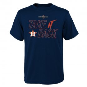 Wholesale Cheap Houston Astros Majestic Youth 2019 World Series Bound Authentic Collection T-Shirt Navy