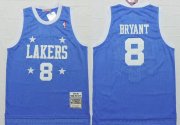 Wholesale Cheap Men's Los Angeles Lakers #8 Kobe Bryant 2004-05 Light Blue Hardwood Classics Soul Swingman Throwback Jersey