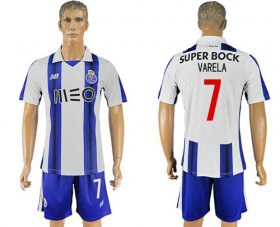 Wholesale Cheap Oporto #7 Varela Home Soccer Club Jersey