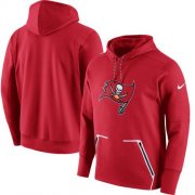 Wholesale Cheap Men's Tampa Bay Buccaneers Nike Red Champ Drive Vapor Speed Pullover Hoodie